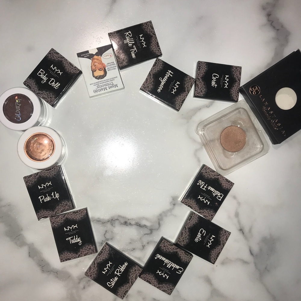 Eye shadow singles NYX, color pop, Anastasia